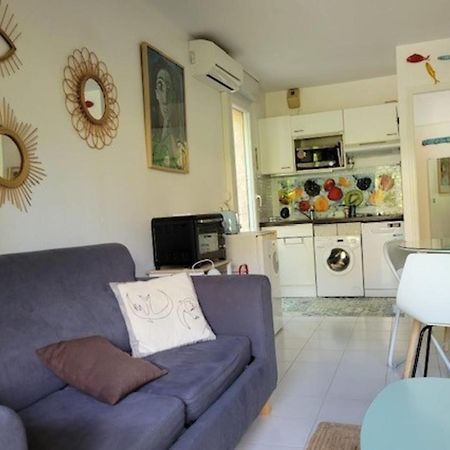 Nice Studio 30 M With Terrace And Pool Antibes Eksteriør billede