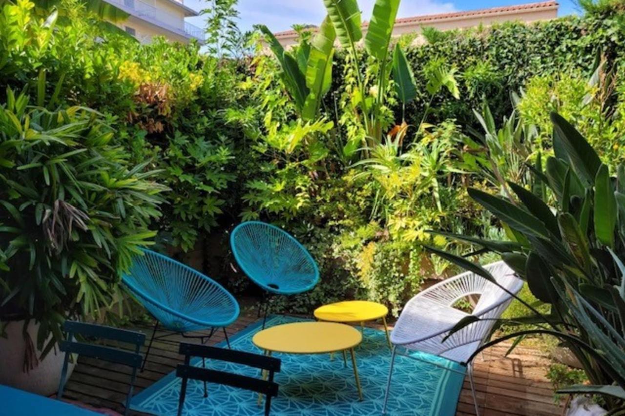 Nice Studio 30 M With Terrace And Pool Antibes Eksteriør billede