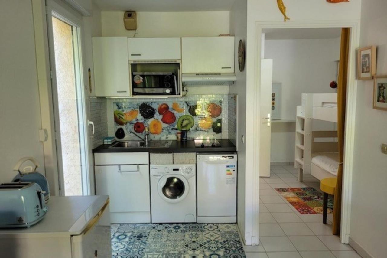 Nice Studio 30 M With Terrace And Pool Antibes Eksteriør billede